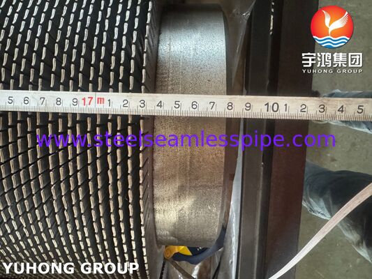 Tubos Aletados Serrilhados A335 P22 com Aletas de CS para HRSG e Sistemas de Recuperação de Calor