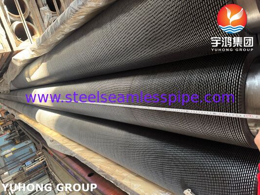 Tubos Aletados Serrilhados A335 P22 com Aletas de CS para HRSG e Sistemas de Recuperação de Calor