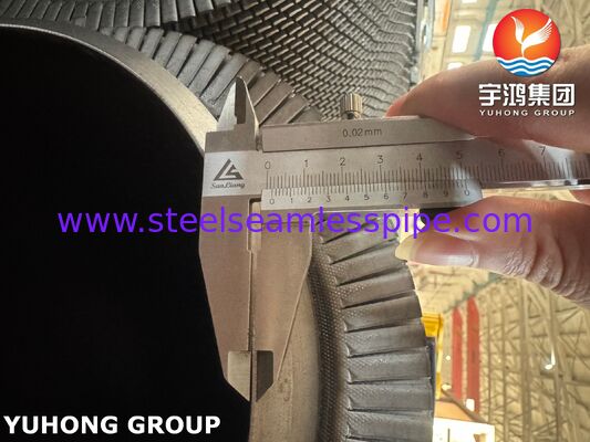 Tubos Aletados Serrilhados A335 P22 com Aletas de CS para HRSG e Sistemas de Recuperação de Calor