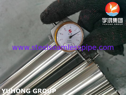 3A / ASTM A270 TP316L Tubos sanitários de aço inoxidável brilhante recozido para refinaria de açúcar