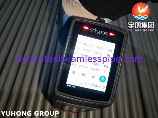 Aplicação de Tubo Sem Costura de Aço Inoxidável ASME SA213 TP316L para Trocador de Calor