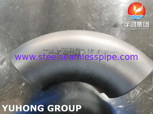 ASTM A403 WP304H-S Accesório de cotovelo para campo industrial, acessório para tubos de aço inoxidável