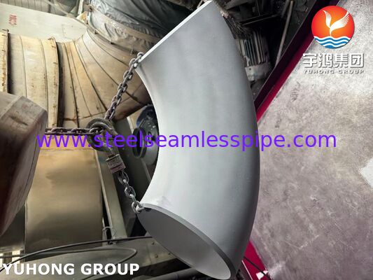 ASTM A403 WP304-S BW Cotovelo, de aço inoxidável de alta resistência à corrosão Cotovelo de soldadura de traseira para sistemas de tubulação industrial