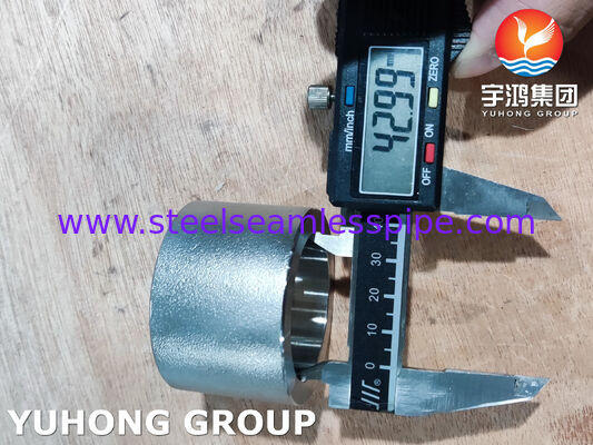 Acoplamento ASTM A182 F304 3000# SW & NPT, Aço Inoxidável de Alta Resistência à Corrosão para Solda por Soquete e Rosca NPT para Tubulações Industriais