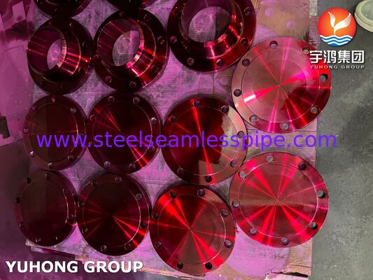 ASME SA182 F304 Flange forjada de aço inoxidável austenítico para sistemas de tubulação industrial conforme com a norma ASME B16.5