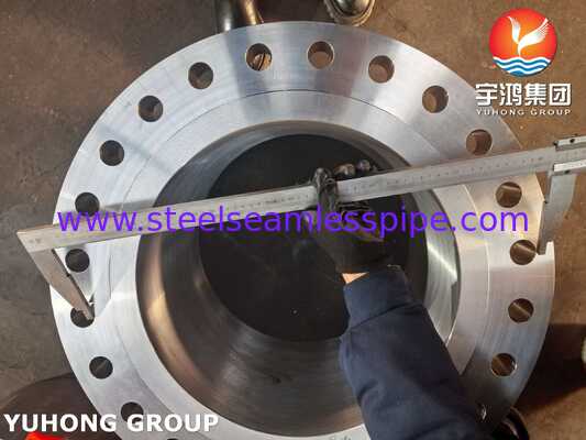 ASME SA105 / SA105N Flange forjada de aço carbono para sistemas de tubulação industrial