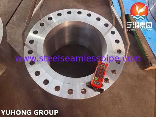 ASME SA105 / SA105N Flange forjada de aço carbono para sistemas de tubulação industrial