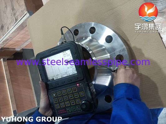 Flange de pescoço soldado ASTM A182 F53 com face elevada, aço inoxidável super duplex forjado flange WN RF