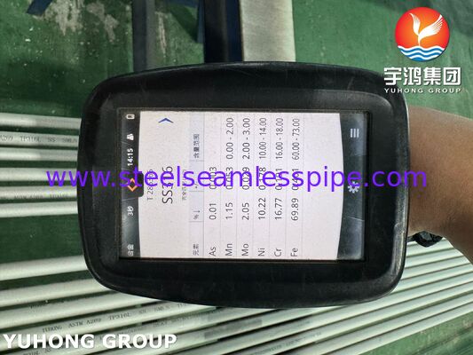 Tubo sem costura de aço inoxidável ASTM A269 TP316L para condensador, decapado e recozido