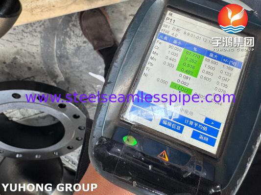 ASTM A182 F11 WN RF Flange, liga de cromo molibdênio forjada, pescoço de solda, flange de face levantada