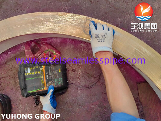 ASTM B171 / ASME SB171 C70600 Anel de cobre e níquel CuNi 90/10 Anel forjado