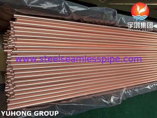 Tubo Sem Costura ASTM B111 C12200, Tubo Sem Costura de Liga de Cobre de Alta Qualidade
