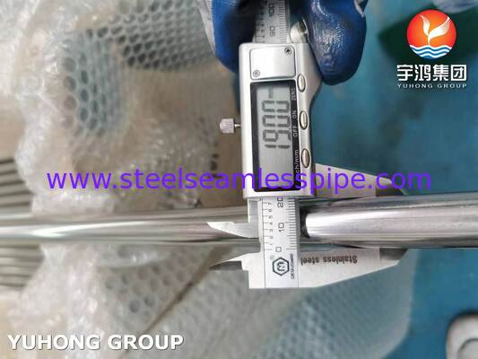 ASME SA249 Tubo Soldado de Aço Inoxidável 304 Brilhante, 3 / 4 " 20BWG