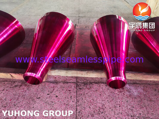 ASTM B564 UNS NO8811 CON REDUCER, Redutor concentrado de liga de níquel-ferro-cromo forjado para indústrias petroquímicas e criogénicas