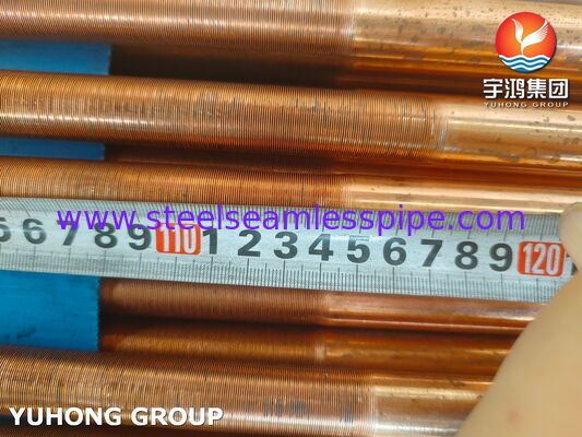 Tubo SMLS ASTM B111 C12200, para trocador de calor Tubo sem costura de cobre