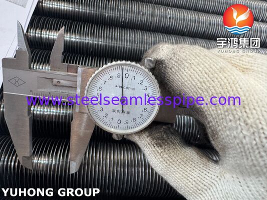 A179 / AL1060 Tubos com nadadeira enrolada para trocadores de calor e caldeiras eficientes