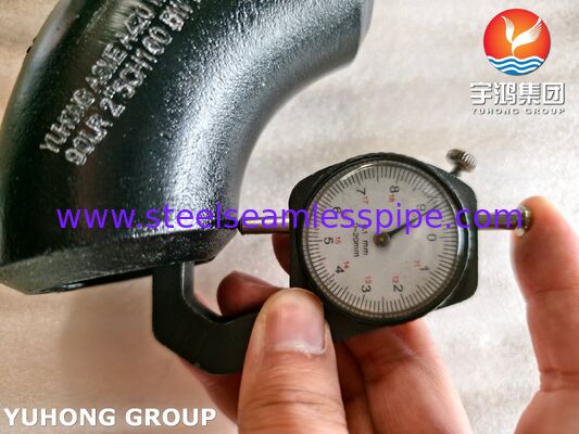 ASME SA420 Grau WPL6 Instalação de aço carbono a baixa temperatura LTC Buttweld 90DEG Cotovelo