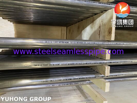 Tubo de Trocador de Calor em Liga de Níquel em U Monel400 ASME SB163 N04400