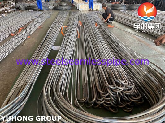 Tubo de Trocador de Calor em Liga de Níquel em U Monel400 ASME SB163 N04400