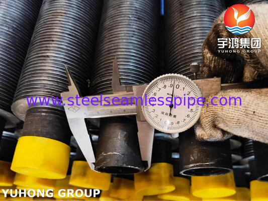 Aletas Embutidas em CS em Tubos A179 para Caldeiras, Trocadores de Calor e Pré-aquecedores de Ar