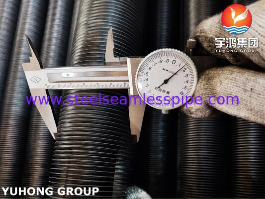 Aletas Embutidas em CS em Tubos A179 para Caldeiras, Trocadores de Calor e Pré-aquecedores de Ar