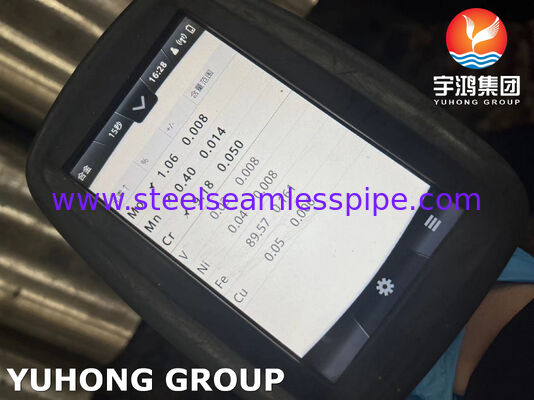 Tubo de aço sem costura de liga ASTM A335 P9 revestido de preto para superqueimador e requeimador