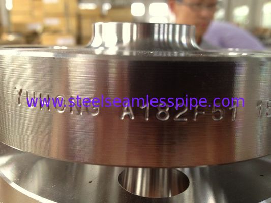 Flanges de Steet, material frente e verso, A182 F51, A182 F60, F53 (UNS S32750), B16.5 & B16.47 A & B