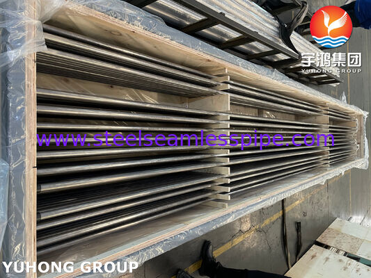 ASME SB163 Monel 400 Copper Nickel Alloy Seamless U bend Tube, TEMA Heat Exchanger, Shell e Tube Heat Exchanger Aplicação