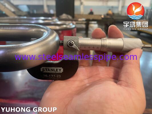 ASME SB163 Monel 400 Copper Nickel Alloy Seamless U bend Tube, TEMA Heat Exchanger, Shell e Tube Heat Exchanger Aplicação