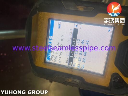 ASME SB163 Monel 400 Copper Nickel Alloy Seamless U bend Tube, TEMA Heat Exchanger, Shell e Tube Heat Exchanger Aplicação