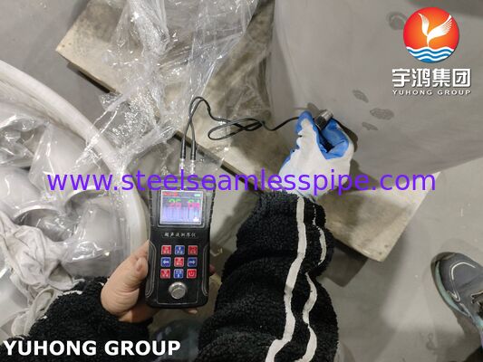 Acessórios para tubos de soldadura de traseira de grande diâmetro, ASTM A403 WP347-WX Equal Tee para fluidos corrosivos B16.9