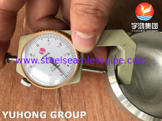 A403 WP304L-S Tampa, Aço Inoxidável de Baixo Carbono B16.9 para Soldagem de Topo para Engenharia Hidráulica