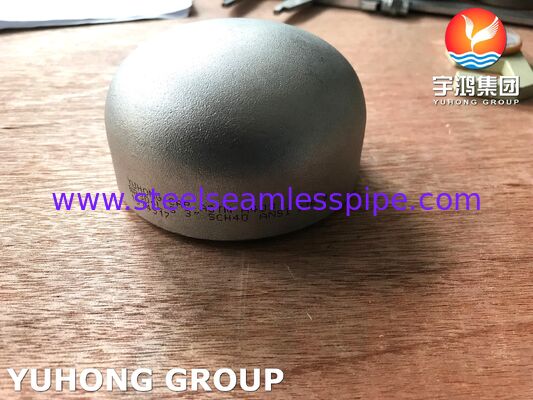 A403 WP304L-S Tampa, Aço Inoxidável de Baixo Carbono B16.9 para Soldagem de Topo para Engenharia Hidráulica