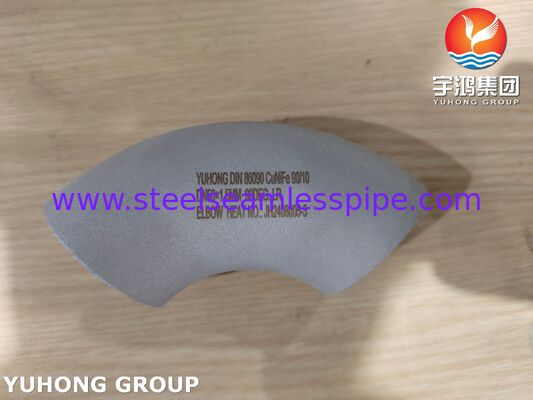 DIN 86090 CuNiFe 90-10 Elbow C70600 para construção naval, engenharia naval e sistemas de tubulação de água do mar