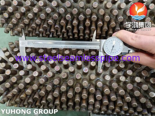 Tubo de barbatanas de aço inoxidável 304 Aplicação de transferência de calor de alta temperatura