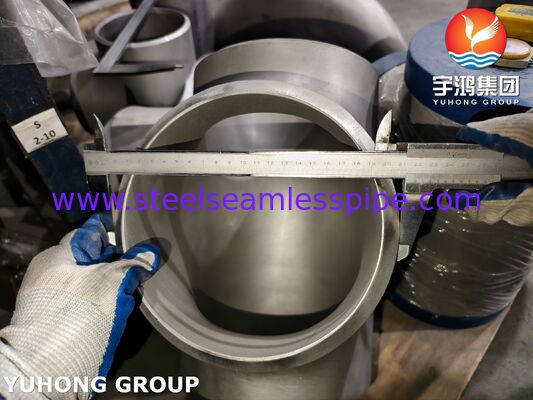 ASTM A815 UNS S31803 Acessórios duplex de aço ASME B16.9 Buttweld Duplex 2205 Equal Tee