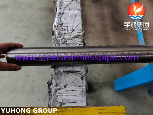 ASME SB444 N06625 Tubo de liga de níquel Inconel 625 para trocador de calor, processamento de petróleo offshore e de gás e produtos químicos
