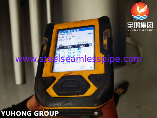 ASTM A790 UNS S31803 Tubo sem costura de aço inoxidável duplex picado para tratamento de água