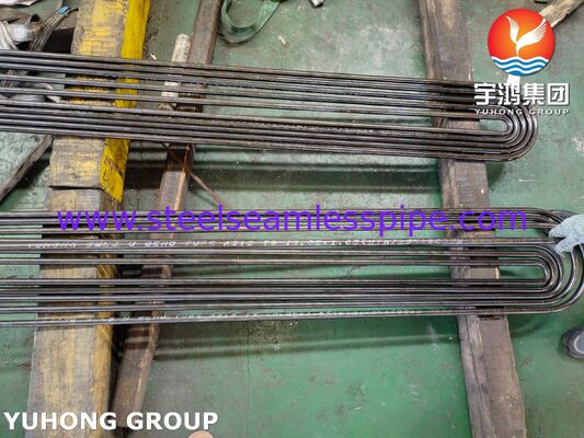 ASTM A213 T9 Tubos de trocador de calor de aço ligado, tubos U-Bend desenhados a frio para usinas nucleares