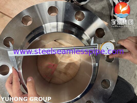 ASTM A182 F51 Flange Cega RF Duplex 2205 Forjada, Alta Resistência, Resistente à Corrosão para Petróleo e Gás