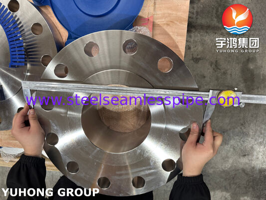 ASTM A182 F51 Flange Cega RF Duplex 2205 Forjada, Alta Resistência, Resistente à Corrosão para Petróleo e Gás