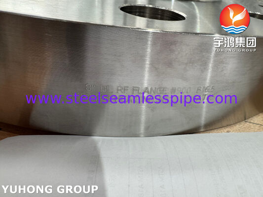 ASTM A182 F51 Duplex 2205 Flange Cego ASME B16.5 BLRF Flange Duplex Flange de aço