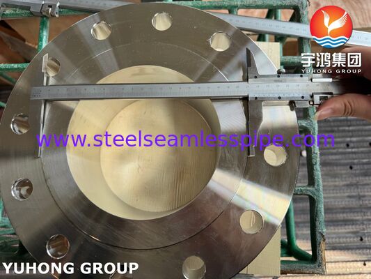 Flange de Aço Inoxidável ASTM A182 F316/316L Pescoço de Solda / Flange WNRF em Sistema de Tubulação