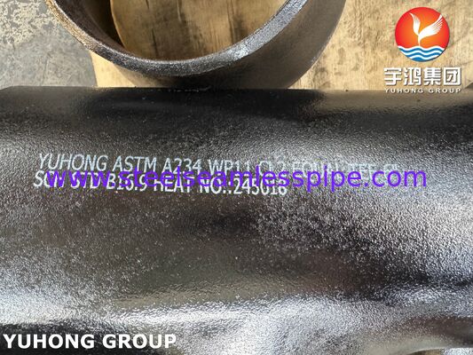 ASTM A234 WP11 CL2 Acero ligado igual Tee CrMo Acero ligado Buttweld Pipe Fitting B16.9