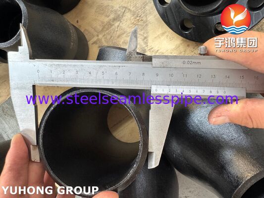 ASTM A234 WP11 CL2 Acero ligado igual Tee CrMo Acero ligado Buttweld Pipe Fitting B16.9
