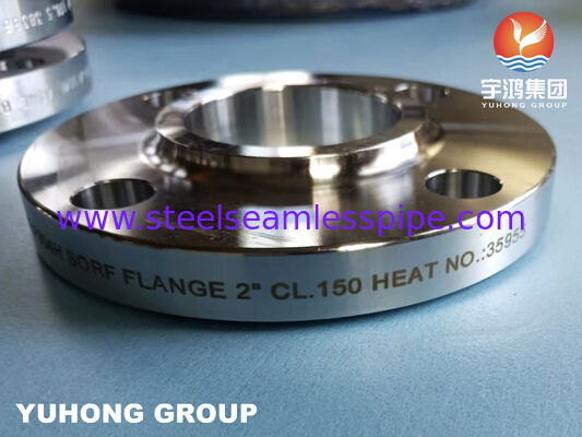 Deslizamento forjado de F304H na flange de aço inoxidável levantada da face RF