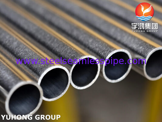 ASTM A789 UNS S32205 Tubos duplex de aço 450MPa Rendimento Cl− Resistente ao trocador de calor