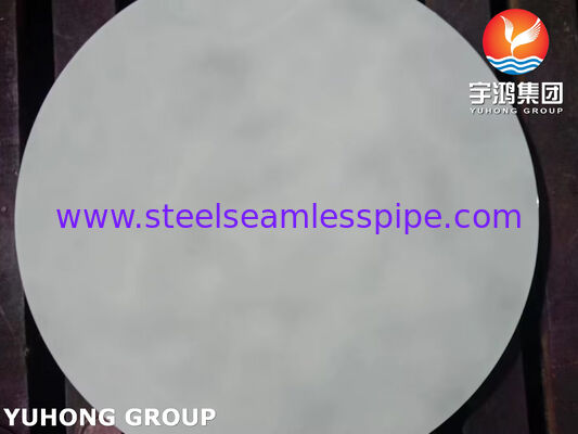 ASME SA240 304 Stainless Steel Tubesheet with Precision CNC Drilled Holes for Heat Exchanger Core Compliant with TEMA Standards
