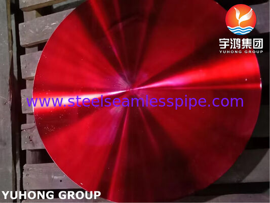 ASME SA240 304 Stainless Steel Tubesheet with Precision CNC Drilled Holes for Heat Exchanger Core Compliant with TEMA Standards