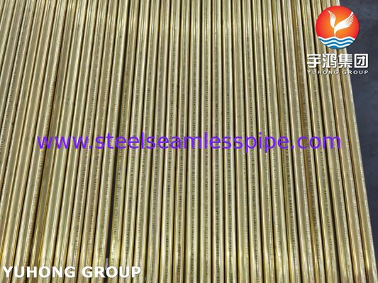 Tubo sem costura de liga de cobre ASTM B111 C44300 C70600 C71500 C68700 C71640 Refrigerador de ar Radiador Condensador Aplicação
